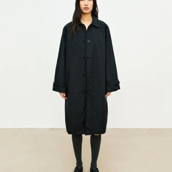 Lightweight Cotton Blend Trench Coat | Belted Waist | Water-Resistant Spring Layer | Women Coat | MRS Studios