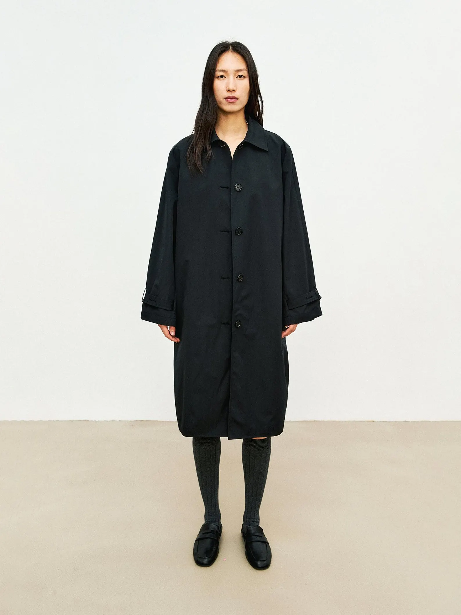 Lightweight Cotton Blend Trench Coat | Belted Waist | Water-Resistant Spring Layer | Women Coat | MRS Studios