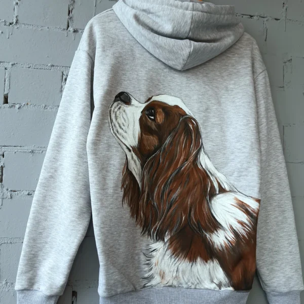 Custom Pet Portrait Shirt, Personalized Dog or Cat Sweatshirt, Hand Painted Animal Artwork, Custom Clothing