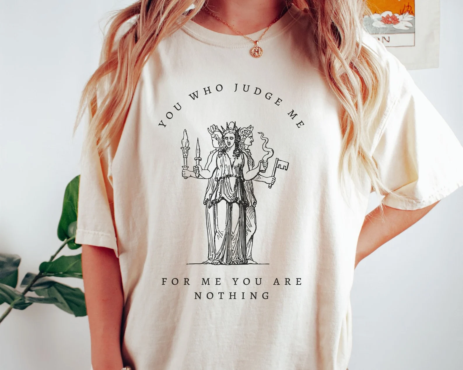 You Who Judge Me Sappho Shirt Artemis Statue Light Academia Sapphic Clothing Greek Mythology